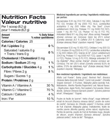 Amazing Grass Green Superfood Organic Powder with Wheat Grass and Greens Flavor: Original 30 Servings 8.5 Ounces 240 g (Pack of 1) - Buy Online on SooperMarket.com
