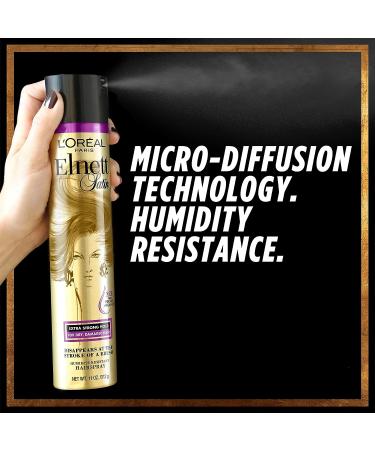 L'Oreal Paris Elnett Satin Extra Strong Hold Hairspray - 11 oz (Pack of 1) - Buy Online on SooperMarket.com