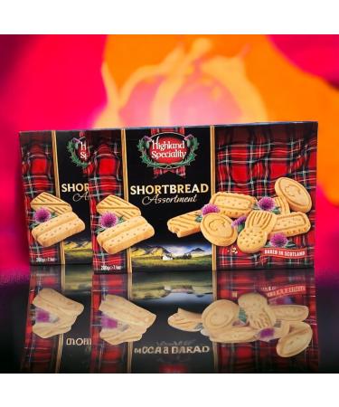 Shortbread Cookies Assortment Traditional Scottish Flavors 200g Twin Pack Tea Party - Buy Online on SooperMarket.com