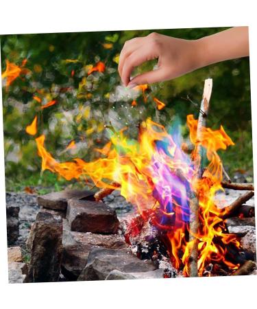 PRETYZOOM 3 Packs Campfire Powder Sales Today Clearance Today Today Clearance Garden Decoration Fire Packets Long Burn Small Fire Pit Outdoor Flame Powder Mineral Powder Party Supplies Beach - Buy Online on SooperMarket.com