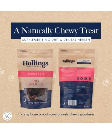 Hollings Pig Snouts Dog Treats 100% Natural Air Dried Crunchy Chews for Adult Dogs Grain Free & High in Protein (2kg Loose) 200 g (Pack of 1) - Buy Online on SooperMarket.com