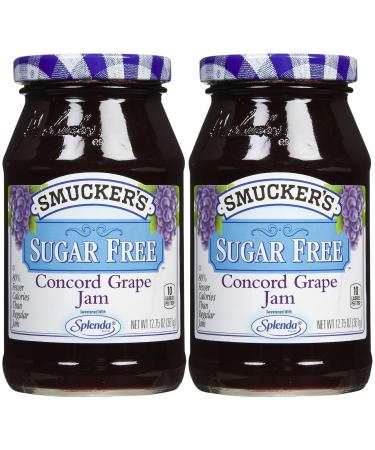 Smucker's Sugar Free Concord Grape Jam 12.75 oz 2 pk