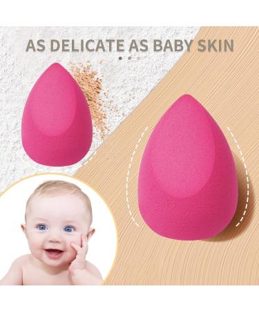 Venares 8pcs Multicolor Makeup Sponges Set with Foundation Brush - Perfect for Fluid Cream & Powder Application - Buy Online on SooperMarket.com