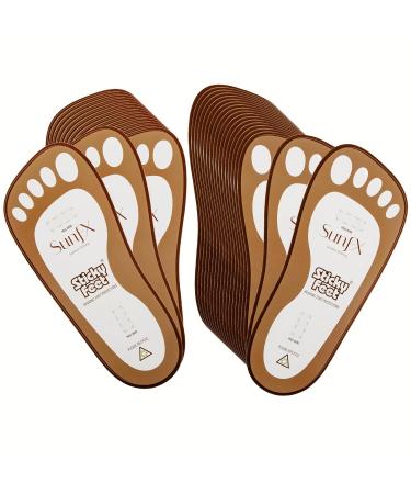 SunFX Disposable Sticky Feet Protectors - 100 Pairs | Spray Tan Feet Pads for Airbrush Tanning - Buy Online on SooperMarket.com
