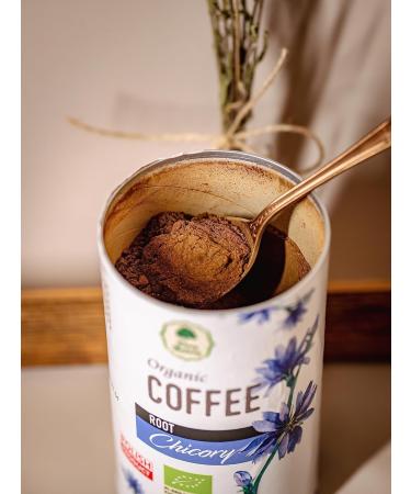 Dary Natury Organic Coffee Root Chicory - a healthy and delicious alternative to caffeine-free coffee rich in vitamins and minerals - Buy Online on SooperMarket.com