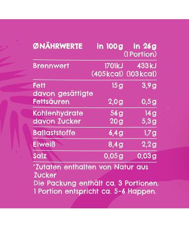 Buy FruchtBar Pausenfreund Organic Oat Snacks - Sugar-Free Raspberry Apple Beetroot for Kids (8x80g) | Healthy Snack for Children 3+ - Buy Online on SooperMarket.com
