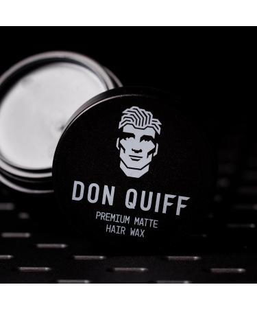 Don Quiffe Hairwax | Premium Beeswax Pomade for Men & Women | Strong Hold Water Resistant Matte Finish | Ideal for Short Hair Styles - Buy Online on SooperMarket.com
