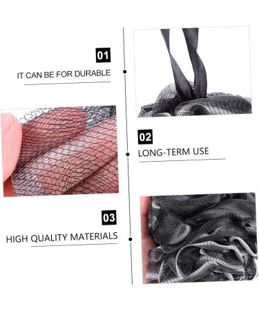Buy NOLITOY 4pcs Bamboo Charcoal Bath Ball & Shower Puff Eco-friendly Loofah Sponge Scrubber for a Refreshing Bath Experience International Shipping Available - Buy Online on SooperMarket.com