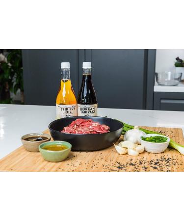 Sunny's Gourmet Korean Stir Fry Oil - High Heat Cooking, All Natural, No Preservatives - 15.5 oz (Pack of 1) - Buy Online on SooperMarket.com