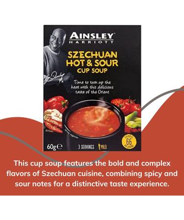 Ainsley Harriott Cup Soup bundle contains Broccoli & Stilton Szechuan Hot & Sour East Indian Mulligatawny Thai Chicken & Lemongrass Total of 12 Sachets Wooden Spoon - Buy Online on SooperMarket.com