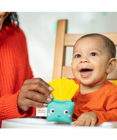 Bright Starts Side of Smiles French Fries Teether | BPA Free Crinkle Textures | Unisex 3 Months+ - Buy Online on SooperMarket.com