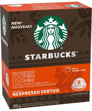 Starbucks By Nespresso Caff Verona Coffee Pods Dark Roast 4 X 8 Coffee Pods 32 Count & By Nespresso Single Origin Columbia Coffee Pods Medium Roast 8 Coffee Pods - Buy Online on SooperMarket.com