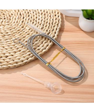 Cabilock Drain Straw Brush Set - 4 Flexible Grabber Claw Tools for Kitchen Sink Drain Cleaning - Effective Home Drain Cleaners - Buy Online on SooperMarket.com