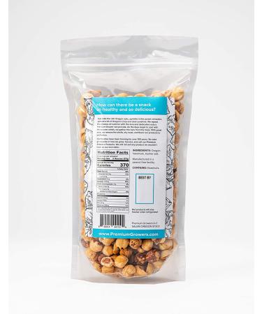 Premium Oregon Farm To Table Dry Roasted Hazelnuts - Lightly Salted - Kosher Certified - 1 LB - Buy Online on SooperMarket.com