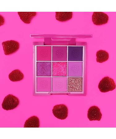Kara Beauty SHOCKING BERRY 9-Shade Scented  Multi-Finish Creative Beauty Palette - Vegan