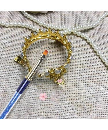 Desikixudy Pen Rhinestone Acrylic Handle Carving Painting Gel Nail Extension Manicure Liner Pen 04 - Buy Online on SooperMarket.com