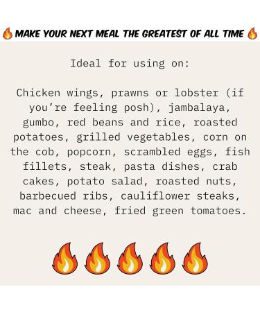 Punch Ya Papa Cajun Seasoning Blend - Jumbo 120g Shaker: All-Purpose Cajun Spice Mix made in the UK Ideal for Seafood Boil BBQ Meat Veggies Fish Louisiana Style Dry Marinade - The GOAT. - Buy Online on SooperMarket.com