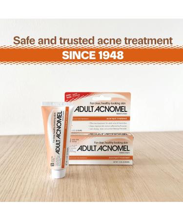 Adult Acnomel Acne Medication Cream 1.3oz - Fast-Acting Acne Treatment for Clear Skin - Buy Online on SooperMarket.com