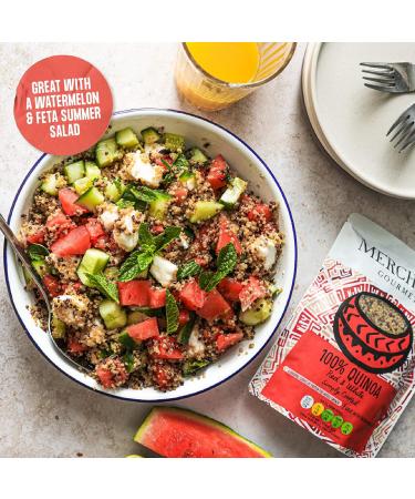 Merchant Gourmet Cooked Red & White Quinoa - Source of Protein & Fiber Vegan Healthy Rice Alternative Pack of 6 x 250g Ready-to-eat Pouches - Buy Online on SooperMarket.com