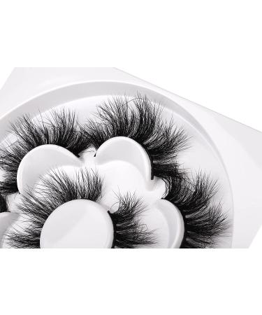 Fluffy 20MM Mink Lashes Pack - 6D Dramatic Volume, Reusable & Soft, Handmade False Eyelashes - Buy Online on SooperMarket.com