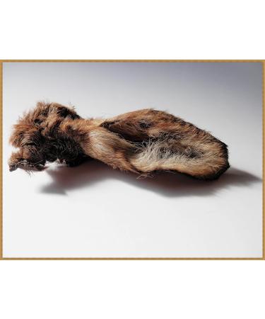 DriedDogTreats 10 ears 100% PURE FURRY DOE ROE-DEER VENISON EARS - treats chews snack NATURAL hypoallergenic - Buy Online on SooperMarket.com