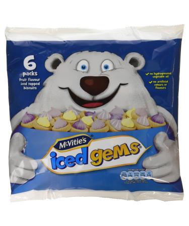 McVitie's Iced Gems 6 x 25g