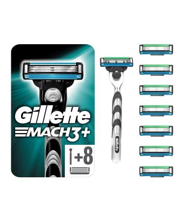Gillette Mach3 razor with 8 razor blades