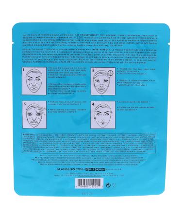 Glamglow Thirstysheet Intensive Moisturising Cream Mask - Unisex | 1 Piece | Hydrating Skincare for All Skin Types | International Shipping Available - Buy Online on SooperMarket.com