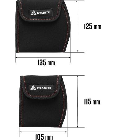 Granite Pita Bicycle Pedal Covers - Heavy Duty Protection for Bike Transport - Black Large - Buy Online on SooperMarket.com
