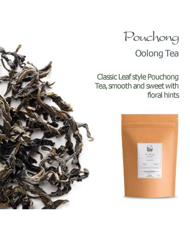 Buy Authentic Who Shan Pouchong Oolong Tea - Bao Zhong Tea from Taiwan Premium 100g Loose Leaf Oolong - Traditional Paochong Quality - Buy Online on SooperMarket.com