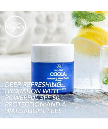 COOLA Organic Water Cream Face Moisturizer SPF 50 with BlueScreen Technology 1.5 oz - Buy Online on SooperMarket.com