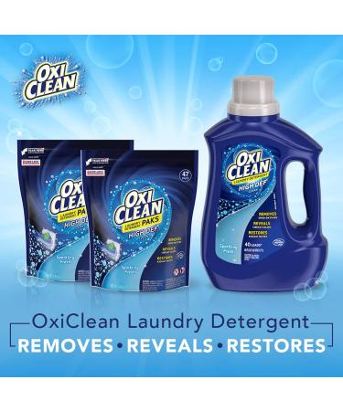 OxiClean High Def Sparkling Liquid Laundry Detergent - Fresh Scent 60 Fl Oz | International Shipping Available - Buy Online on SooperMarket.com