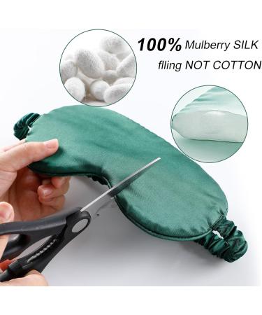 Faux Silk Eye Shade & Hair Scrunchy Set | Breathable Sleep Mask with Drawstring Pouch - Perfect for Travel & Relaxation - Buy Online on SooperMarket.com