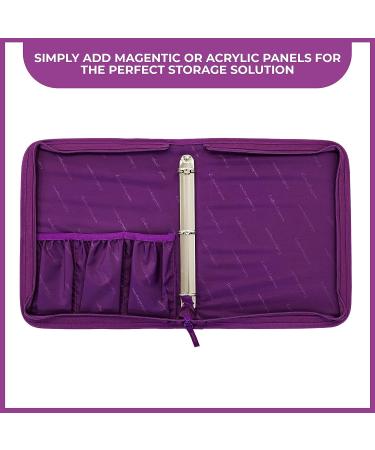 Large Metal Die & Stamp Storage Folder - Holds 8.5x11 Panels - Zip Closure by Crafter's Companion - Buy Online on SooperMarket.com