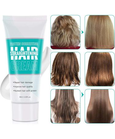 Trendyfave Hair Straightening Cream Keratin Hair Treatment Silk & Gloss Collagen Hair Smoothing Cream Protein Hair Treatments for Fast Nourishing & Smoothing Curly Hair Hair Cream for Women - Buy Online on SooperMarket.com