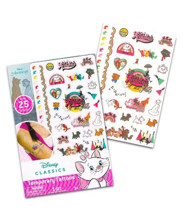 Disney Classics Girls Temporary Tattoos Bundle - 150+ Tattoos for Girls Party Favors | Minnie Mouse, Aristocats, Alice in Wonderland & More! - Buy Online on SooperMarket.com