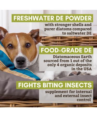 Wholistic Pet Organics Diatomaceous Earth Wormer 4.5 oz - Buy Online on SooperMarket.com