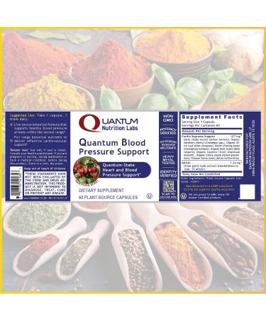 Quantum Blood Pressure Support 60 Caps - Natural Hypertension Relief - Buy Online on SooperMarket.com