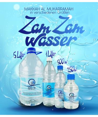 Buy Zam Zam Water (1L) - Makkah Al Mukarramah Spring Water | Authentic Zemzem Suyu Online - Buy Online on SooperMarket.com