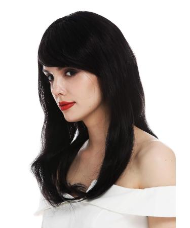 WIG ME UP DW-2198-HH-MF-1B | Human Hair Black Lace Front Long Straight Ladies Wig - International Shipping Available - Buy Online on SooperMarket.com