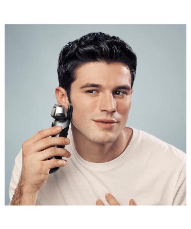Braun Series 8 8467cc Electric Razor for Men with Precision Trimmer - Galvano Silver - Buy Online on SooperMarket.com