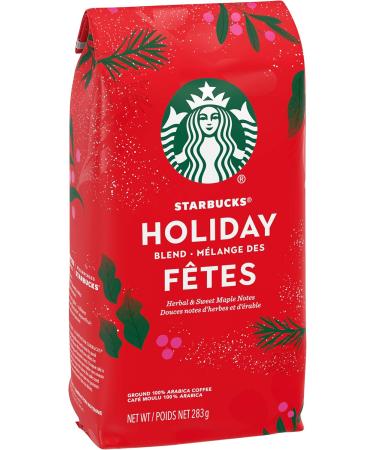 Starbucks Holiday Blend 2019 Medium Roast Ground Coffee 283g Bag 6 Count 6 count (Pack of 1) - Buy Online on SooperMarket.com