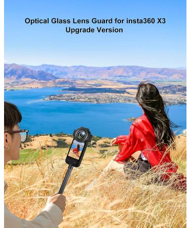 PULUZ Waterproof Lens Guard for Insta360 X3 - Anti-Scratch Optical Glass Protector - Buy Online on SooperMarket.com