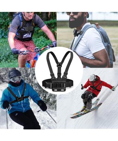 Jamuil's Chest Strap & Backpack Holder with Phone Clip - Action Camera Accessories for GoPro DJI Osmo Insta360 & iPhone 15/13/12 - Buy Online on SooperMarket.com