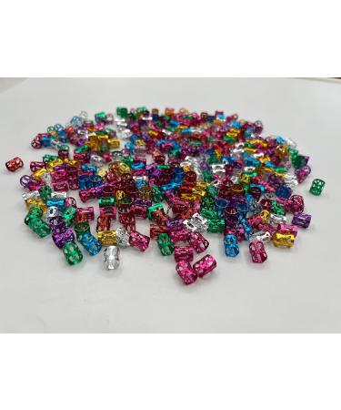 350 Pcs Dreadlocks Metal Hair Cuffs - 7 Colors Adjustable Braid Accessories for Stunning Hairstyles - Buy Online on SooperMarket.com