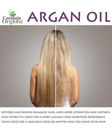 Cocojojo 100% Pure Argan Oil Deodorized Refined Cold Pressed 32 Fl Oz - Top Quality Organic Argan Oil - Buy Online on SooperMarket.com