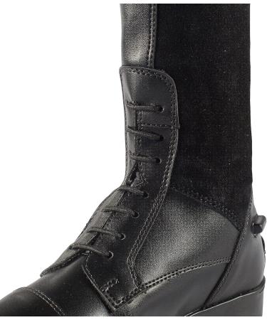 Horze Girls Riding Boots 3.5 Black - Stylish and Durable Riding Footwear for Young Equestrians - Buy Online on SooperMarket.com