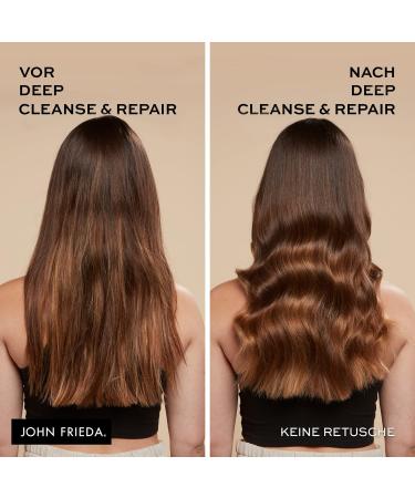 John Frieda Deep Cleanse & Repair Conditioner 250ml | Hemp Seed Oil & Avocado for Soothing Stressed Hair | International Shipping Available - Buy Online on SooperMarket.com