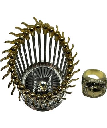 Express Medals Champion Baseball Trophy & Gold Championship Ring Set with Gift Box - Tournament Award Presentation - Buy Online on SooperMarket.com