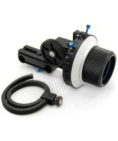 Morros Follow Focus Finder F3 for 15mm Rod Support DSLR and Video Cameras (F3 with Two Hard Stops)